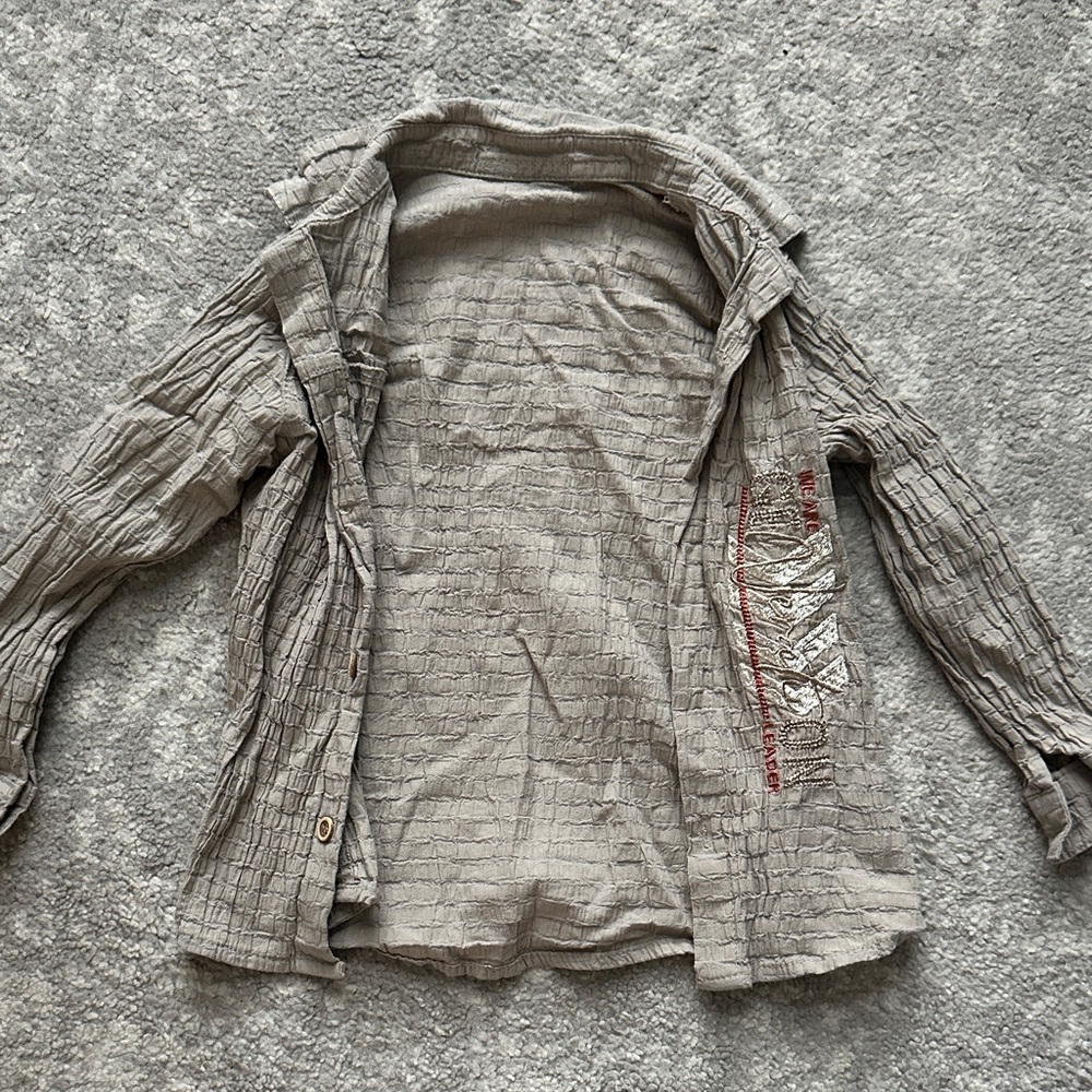 We are generation leader button down - toddler 3T